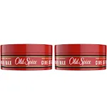 Old Spice, Hair Styling Fiber Wax for Men Flexible HoldLow Shine 2.22 Each Twin Pack New Formula, 4.44 fl oz