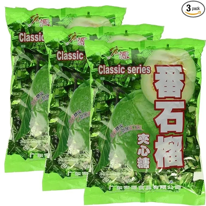 Hong Yuan Guava Classic Hard Candy 12.3 Oz/350 grams (Guava, 3pack)