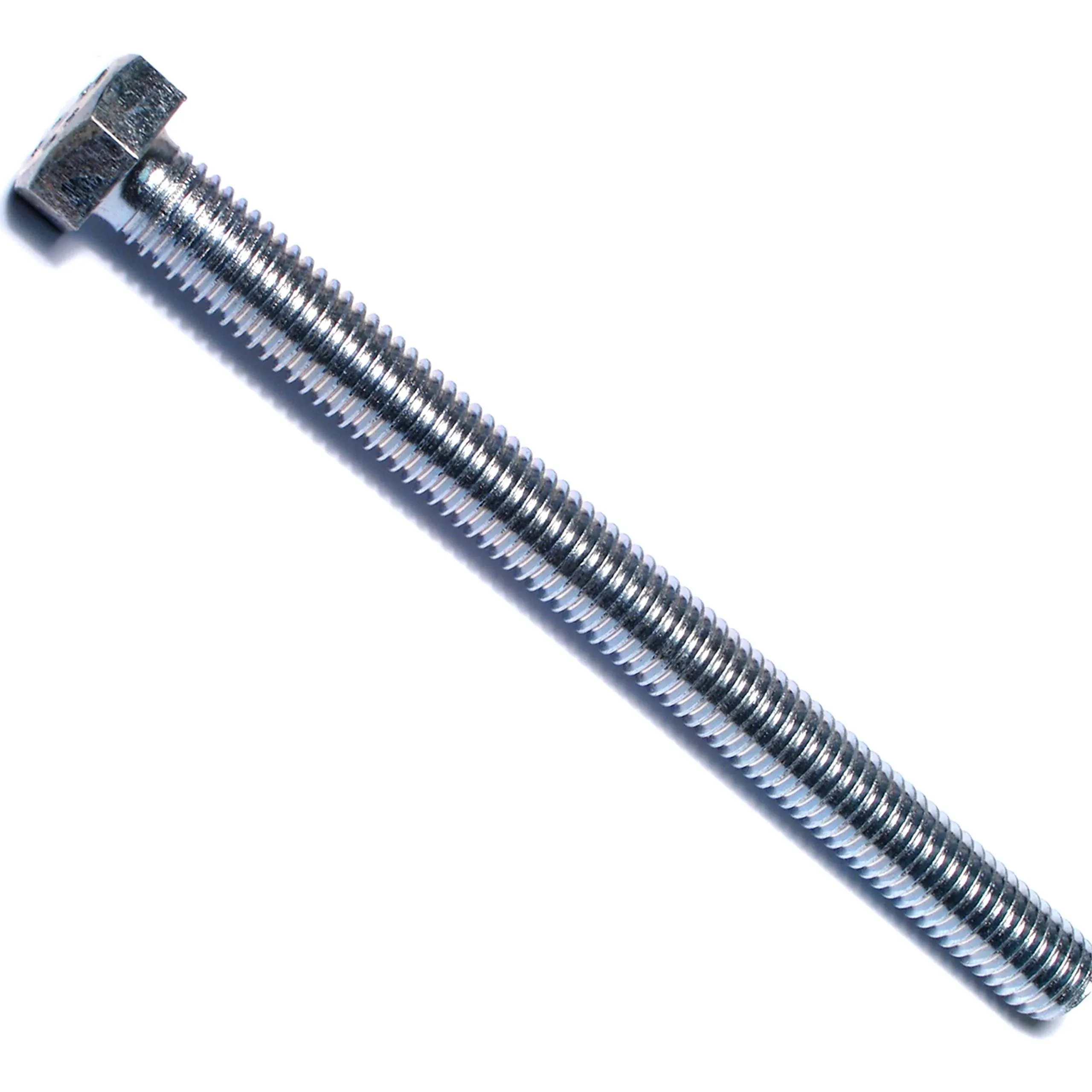 014973244552 Full Thread Hex Tap Bolts, 1/2-13 x 6, Piece-4, zinc