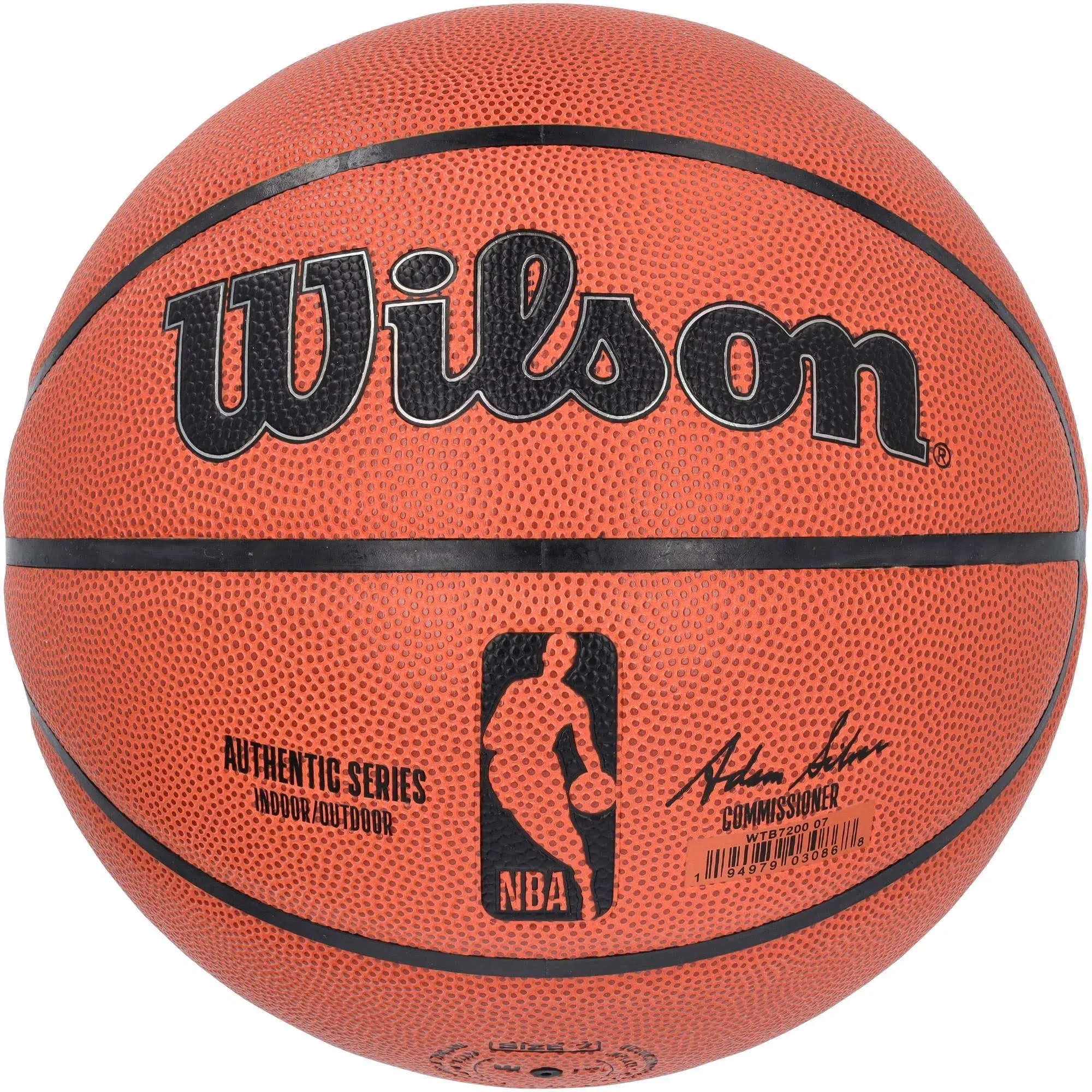 Wilson NBA Authentic Indoor/Outdoor Basketball Brown 7