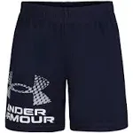 Little Boys' Prototype Logo Shorts - Blue, 4, Under Armour