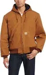 Carhartt Men's Duck Cotton Heavyweight Work Coat - Brown - L