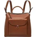 Fossil Women's Parker Leather Mini Backpack - Brown