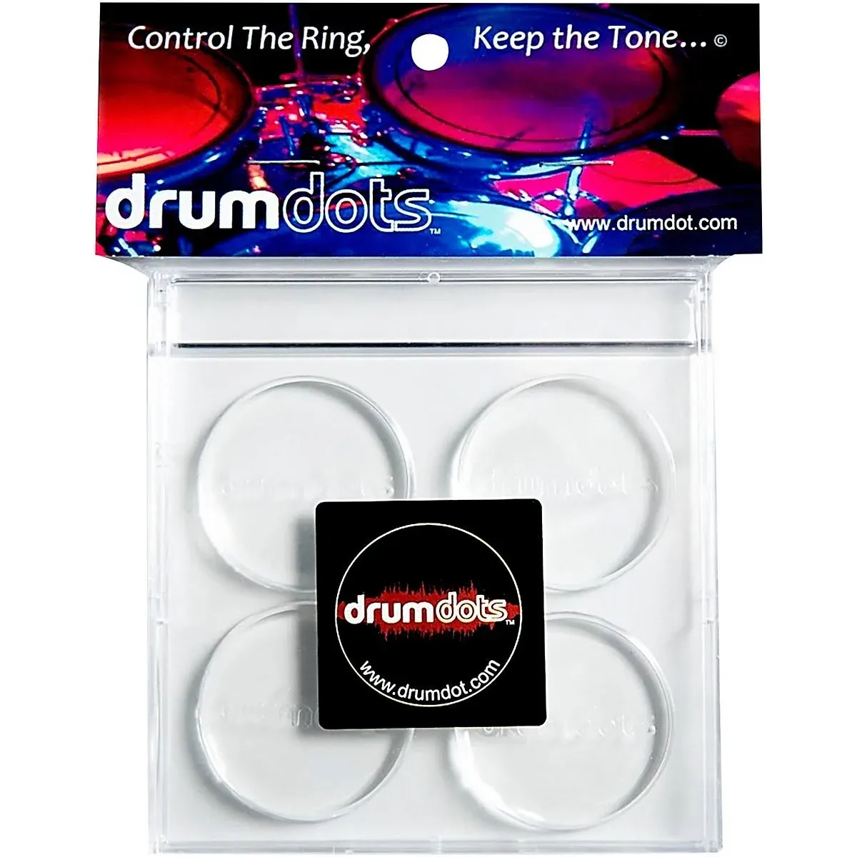 Drum Dots Drum Dampeners 4-Pack