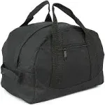 12 Mini Two Tone Duffle Bag (Black) Small