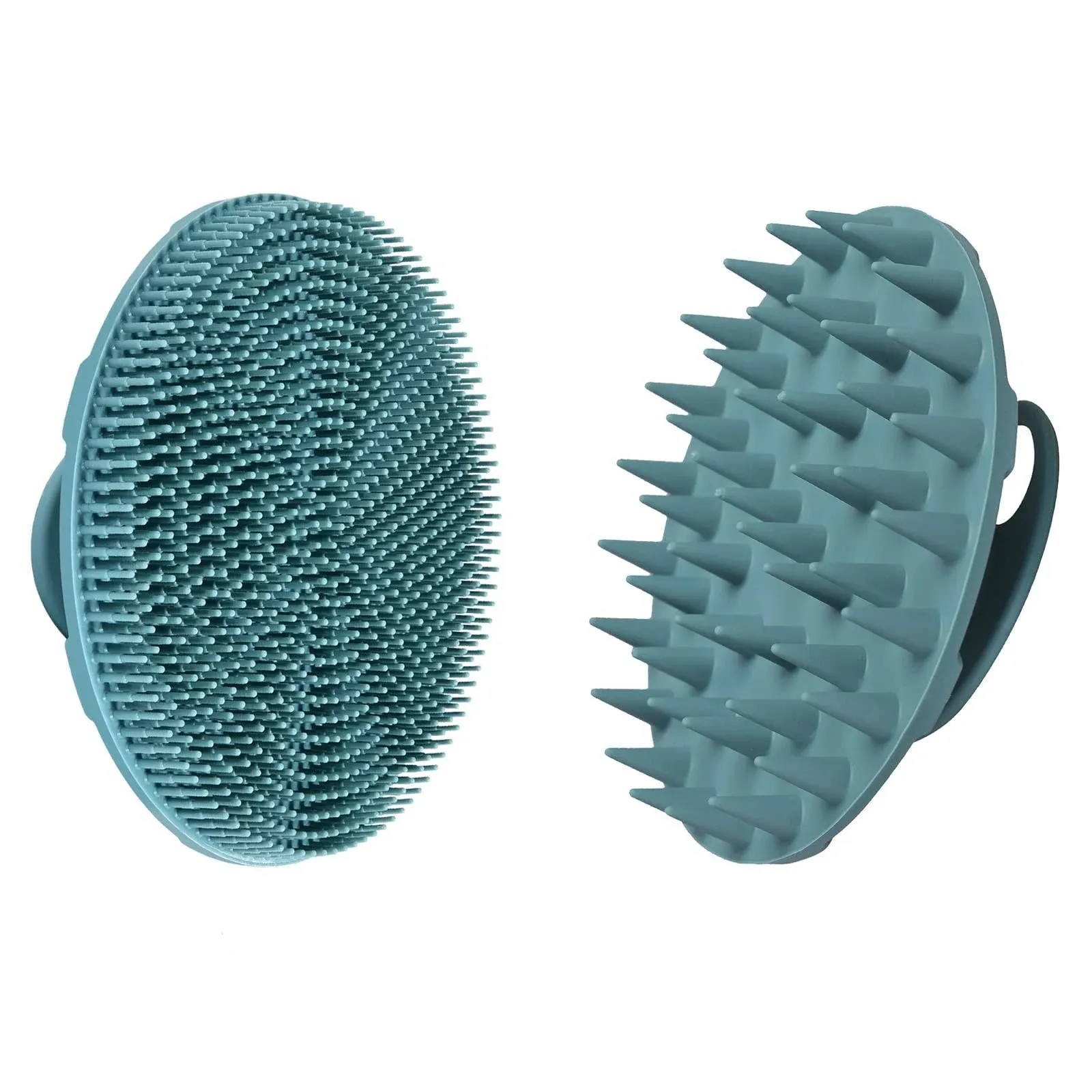 INNERNEED Food-Grade Soft Silicone Body Scrubber Shower Brush, with Scalp ...