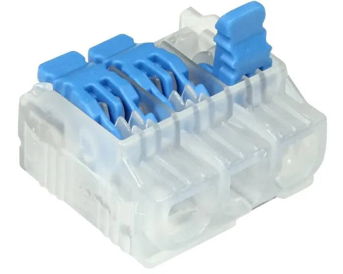 Ideal 30-10L23 Lever Wire Connector,Blue<wbr/>,0.78&#034; L,Pk100