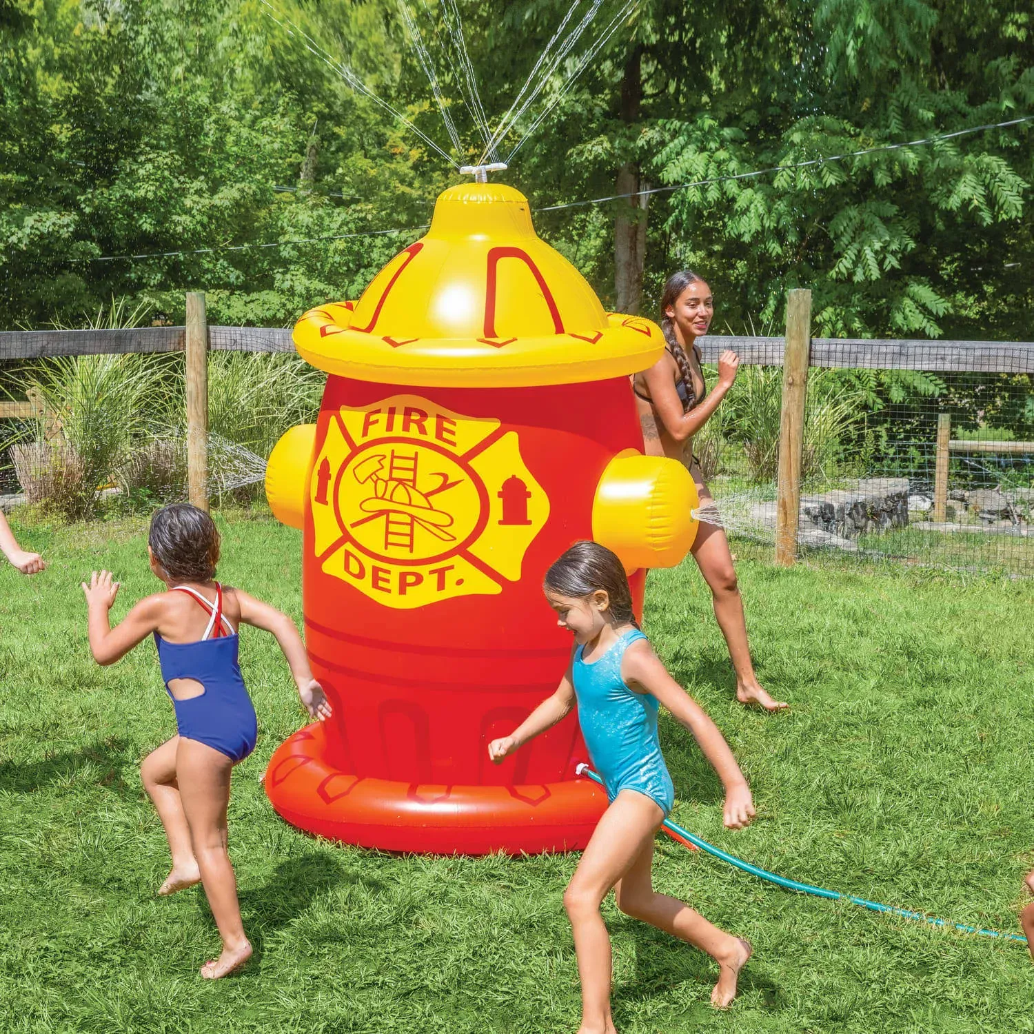 BigMouth Giant Inflatable Fire Hydrant Backyard Water Sprinkler