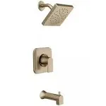 Moen Genta 1-Handle Brushed Nickel Tub and Shower Faucet