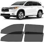 Car Shades for Side Windows Sunshade Protector 4pcs for 14-19 Toyota Highlander  | eBay