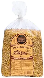 Amish Country Popcorn | 6 lb Bag | Mushroom Popcorn Kernels | Old Fashioned, Non-GMO and Gluten Free (Mushroom - 6 lb Bag)