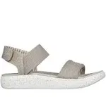 Bobs Skechers Summer Skipper Optical Chill Size 10 Women&#039;s Taupe Sandals 114404