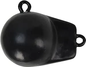 Extreme Max 3006.6726 Coated Ball-with-Fin Downrigger Weight - 6 lbs.