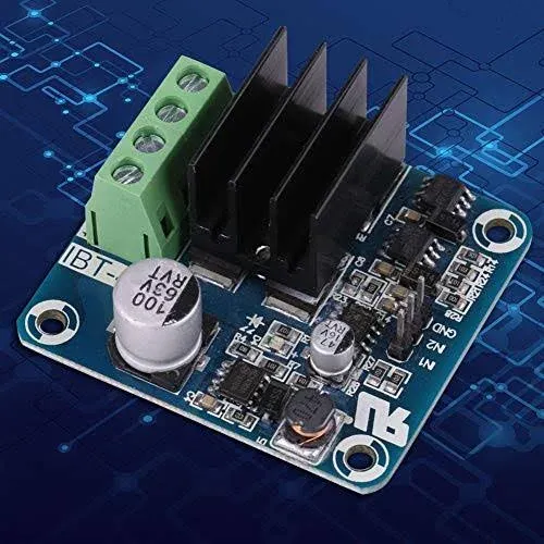 Motor Controller, Large Current 50A H-Bridge High-Power Single-Channel Motor Driver Module Uses a Full H-Bridge Driver Module Full-Bridge MOSFET Driver Chip