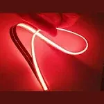 KD-tec 16.4ft/5m Cob Flexible LED Strip Light DC12V/24V 528leds/m Bendable Tape (12v, Red)