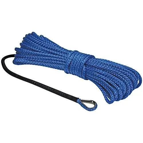 Extreme Max 5600.3078 The Devil's Hair Synthetic ATV / UTV Winch Rope - Blue