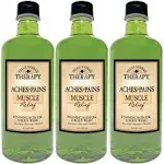 Village Naturals Therapy Aches and Pains Muscle Relief Foaming Bath Oil and Body Wash 16oz (3-pack)