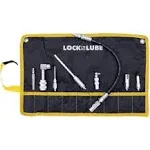 Locknlube 8-Piece Quick Connect Greasing Accessory Kit. Complete Grease Fitting Connection Kit. Reach Any Grease Fitting On Any Machine. The Rip-Stop