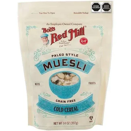 Bob's Red Mill | Grain Free Cold Cereal | Paleo Style Muesli | Real Dried Fruits (14 Ounce (Pack of 2))