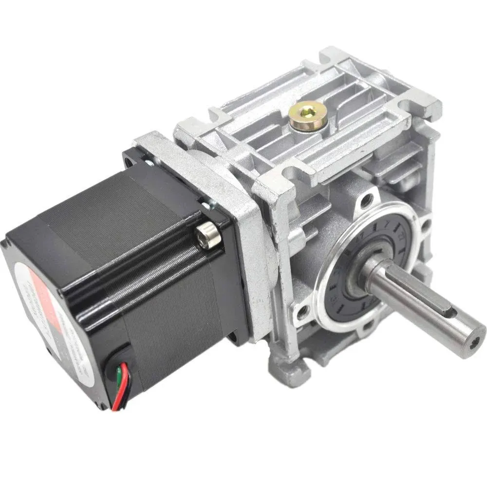 Worm Gear Nema23 Stepper Motor 3.5A L2.1inch Gearbox Ratio 30:1 Speed Reducer...