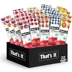 That's It Fruit Bars Snack Gift Box { 20 Pack }100% All Natural, Gluten-Free,