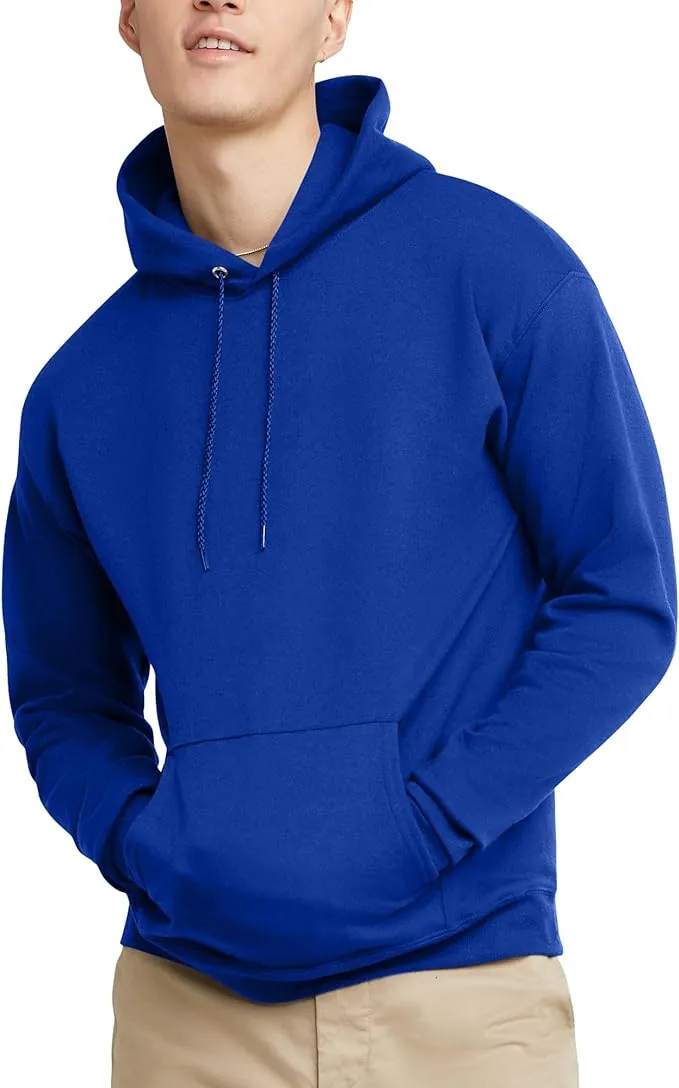 Hanes Men's and Big Men's EcoSmart Fleece Pullover Hoodie, Sizes S-5XL