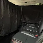 4 Pcs Double Layer Thickened Car Curtains Set 98% Light Blocking Car Window Shades Covers