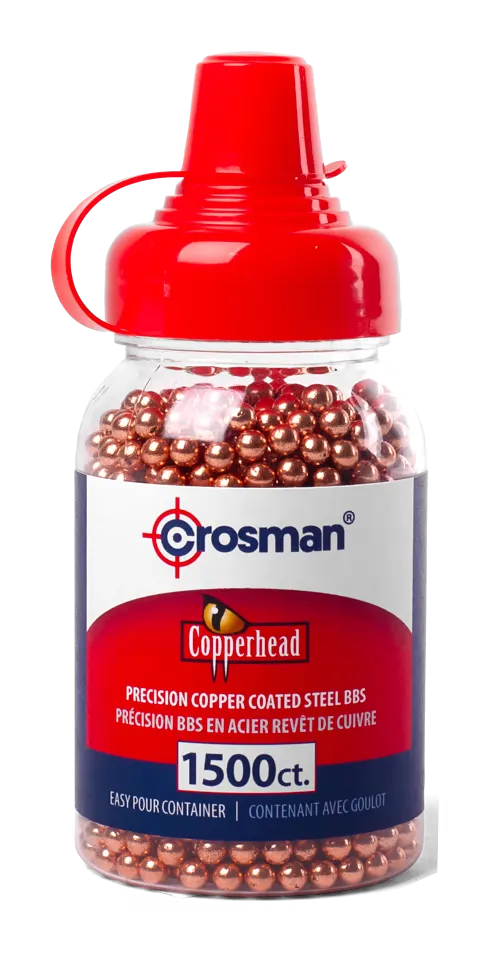 Crosman 737 Copperhead BB's 1500 Count, 4 Pack of 1500