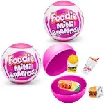 ZURU Fast Food Miniature Real Mini  Pocket Small 5 Surprise Foodie Mini Brands 