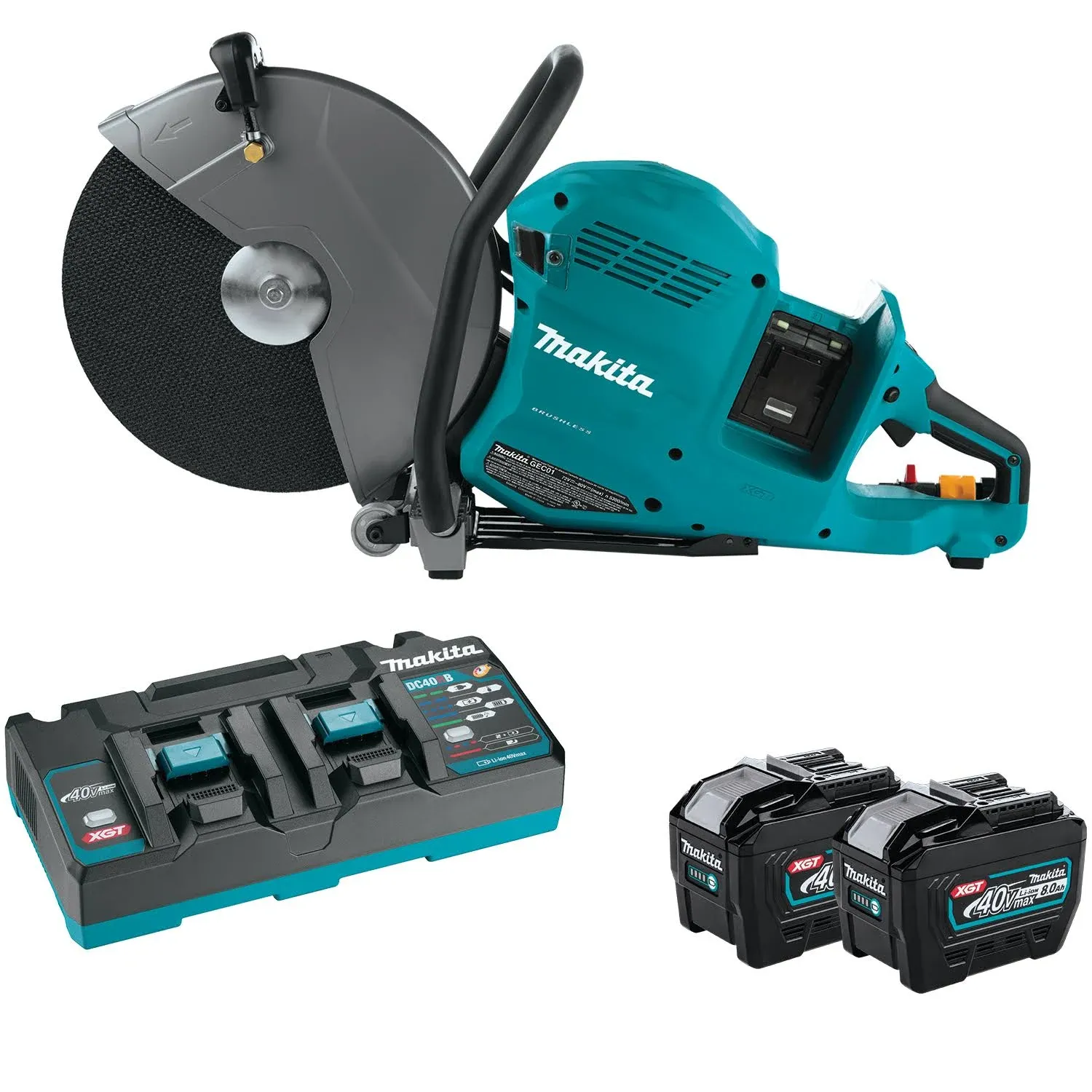 Makita GEC01PL 80V Max XGT Brushless 14" Power Cutter Kit