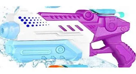 2 Pack Water Gun for Kids - Super Squirt Water Guns Soaker with 400CC High Capacity 30FT Long Shooting Range - Summer Pool Toys Beach Gifts for Boy Girls