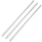 3 Pieces 1/2&#034; Diameter 6061 Aluminum Round Rod 12&#034; Long,+0/ -.01&#034;T6511, Extru...