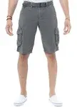 Raw X Men&apos;s Belted 12.5&quot; Inseam Cargo Shorts