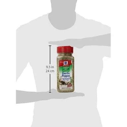 McCormick Garlic Pepper California Style, 12.25 Ounce