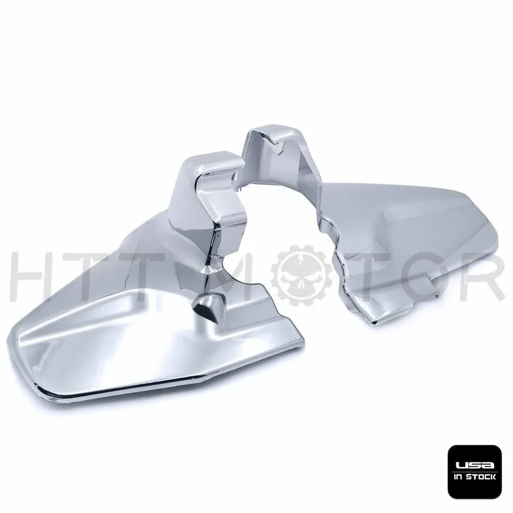 Httmt Chrome Engine Lower Side Frame Covers for Honda Goldwing GL1800 2001-2011 02 03