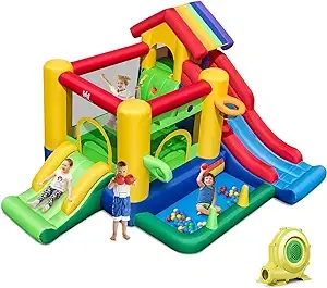 BOUNTECH Inflatable Bounce House with Ball Pit