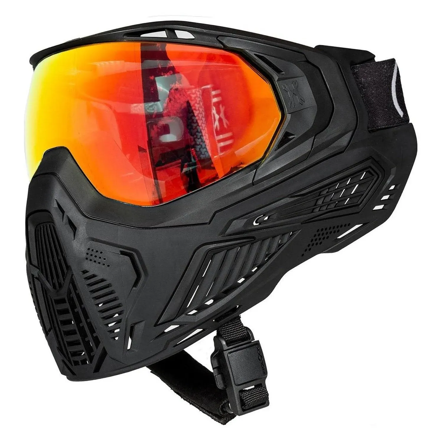 SLR Goggle - Nova (Black/Black) Scorch Lens | Paintball Goggle | Mask | HK Army