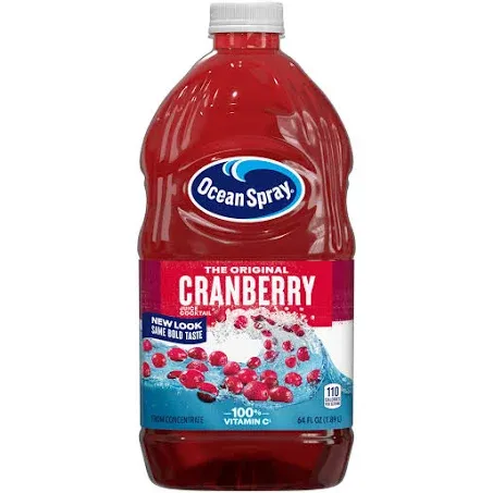 Ocean Spray® Cranberry Juice Cocktail, 64 Fl Oz Bottle (Pack of 8)