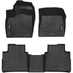 WeatherTech Custom Fit FloorLiners Compatible with 2021-2022 Nissan Rogue - 1st & 2nd Row, Black