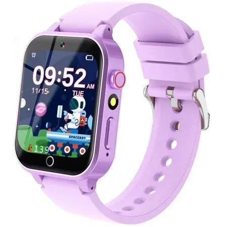 Smart Watch for Girls Boys Kids Smartwatch w/ 18 Games Alarm Clock Camera Video