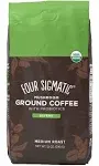 Buy Mushroom Ground Coffee with Probiotics 12 Oz By Four Sigma Foods Inc | Herbspro.com