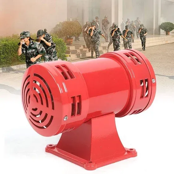 DENEST Raid Sirens Continuous Alarm Horn Electric Motor Driven Siren 110V 60Hz