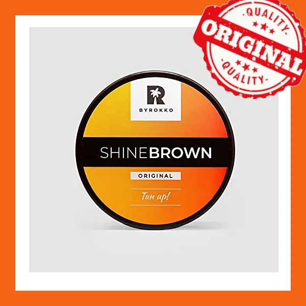 Free Shipping - BYROKKO Shine Brown Premium Tanning Cream Accelerator 190 ml