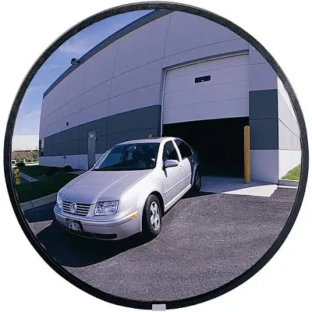 See All PLXO30 Circular Acrylic Heavy Duty Outdoor Convex Security Mirror, 30" Diameter (Pack of 1)