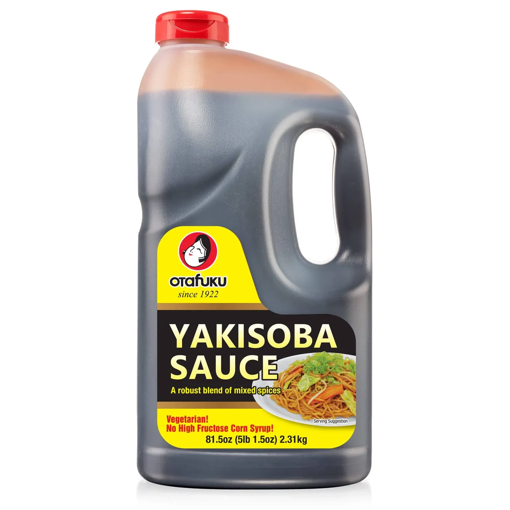 Otafuku Yakisoba Sauce for Japanese Stir Fry Noodles, Vegan Yakisoba Sauce Authentic Umami Flavor