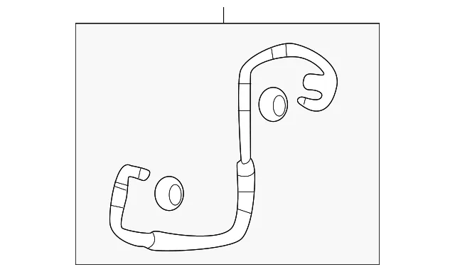 Genuine GM Automatic Transmission Fluid Cooler Inlet Line 25880047