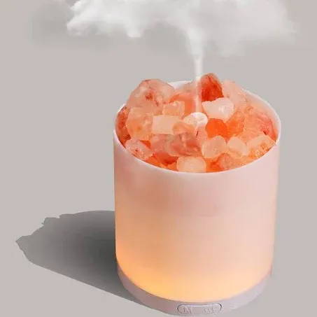 COOZMENT 2-in-1 Himalayan Salt Lamp & Ultrasonic Essential Oil Diffuser, Salt ...