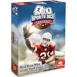 FoxMind Games: Sports Dice, Football, Roll Your Way to the End Zone, Easy to Learn, Fun to Play, Play with Up to 4 Players, For Ages 7 and up