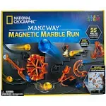 National Geographic 980357842 Magnetic Marble Run Maze Board