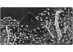 Mount Fuji Cherry Trees in Bloom Large Mouse Pad